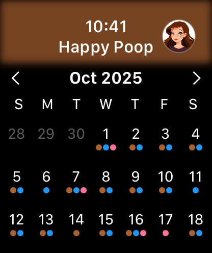 A person seamlessly logging a health entry on an Apple Watch via watchOS